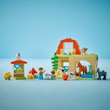 Конструктор LEGO Уход за животными на ферме DUPLO 10416, деталей 74 шт купить,0