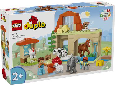 Конструктор LEGO Уход за животными на ферме DUPLO 10416, деталей 74 шт купить,NaN