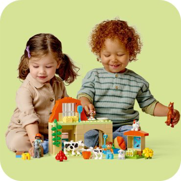 Конструктор LEGO Уход за животными на ферме DUPLO 10416, деталей 74 шт купить,NaN