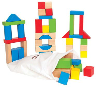 Hape Кубики и блоки Е0409, деталей 50 шт купить,NaN
