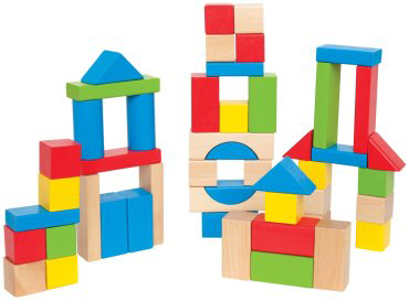 Hape Кубики и блоки Е0409, деталей 50 шт купить,NaN