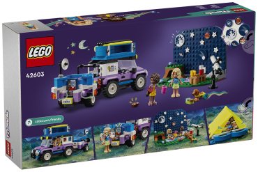 Конструктор LEGO Кемпинговый автомобиль для наблюдения за звездами Friends 42603, деталей 364 шт купить,0