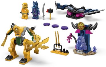 Конструктор LEGO Боевой робот Арина Ninjago 71804, деталей 104 шт купить,0