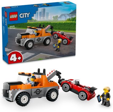 Конструктор LEGO Ремонт эвакуаторов и спортивных автомобилей City 60435, деталей 101 шт купить,NaN