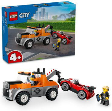 Конструктор LEGO Ремонт эвакуаторов и спортивных автомобилей City 60435, деталей 101 шт купить,NaN