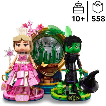 Конструктор LEGO Эльфаба и Глинда Wicked 75682, деталей 558 шт