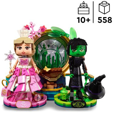 Конструктор LEGO Эльфаба и Глинда Wicked 75682, деталей 558 шт купить,NaN