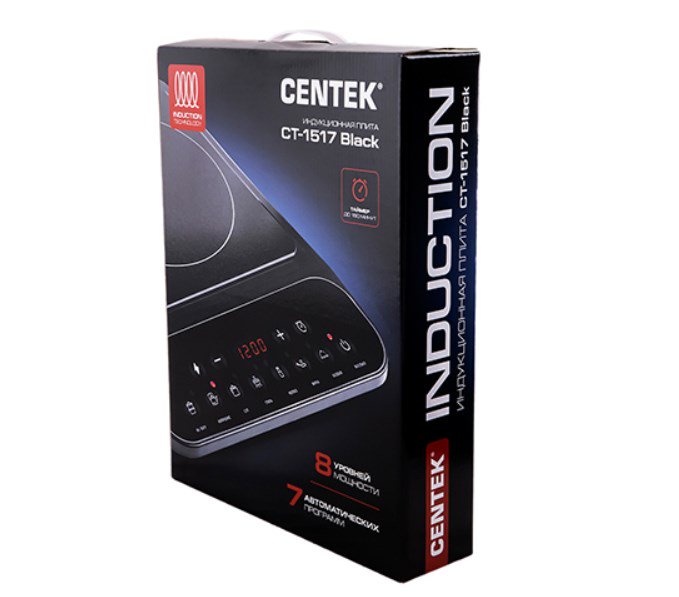 Плита настольная Centek CT-1517 черная - ForteMarket Плита настольная Centek CT-1517 черная купить,0
