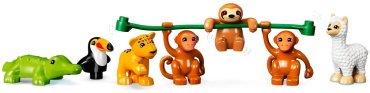 Конструктор LEGO Дупло Дикие животные Южной Америки 10973, деталей 71 шт