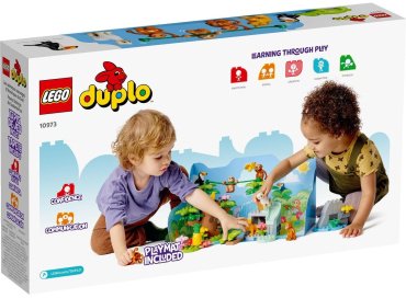 Конструктор LEGO Дупло Дикие животные Южной Америки 10973, деталей 71 шт
