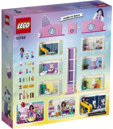 Конструктор LEGO Кукольный домик Габби 10788, деталей 498 шт купить,0