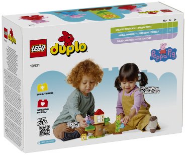 Конструктор LEGO Сад Свинки Пеппы и домик на дереве DUPLO 10431, деталей 20 шт
