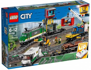 Конструктор LEGO Товарный поезд 60198, деталей 1226 шт купить,NaN
