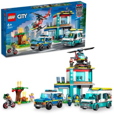 Конструктор LEGO Штаб аварийных транспортных средств 60371, деталей 706 шт
