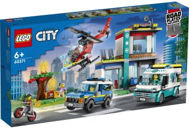 Конструктор LEGO Штаб аварийных транспортных средств 60371, деталей 706 шт - ForteMarket Конструктор LEGO Штаб аварийных транспортных средств 60371, деталей 706 шт купить,0