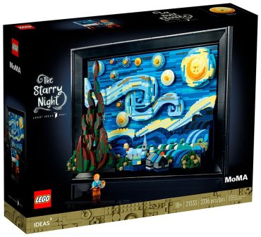 Конструктор LEGO Винсент Ван Гог - Звездная ночь 21333, деталей 2316 шт