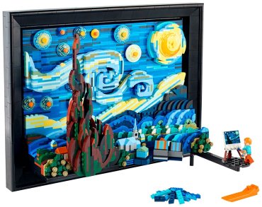 Конструктор LEGO Винсент Ван Гог - Звездная ночь 21333, деталей 2316 шт