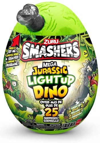 Набор Яйцо с секретом Jurassic Light-Up Dino Mega Smashers 74108