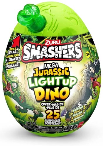 Набор Яйцо с секретом Jurassic Light-Up Dino Mega Smashers 74108