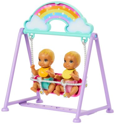 Набор Детская комната близнецов с няней Скиппер Barbie HXM990 купить,NaN