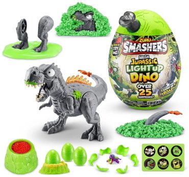 Набор Яйцо с секретом Jurassic Light-Up Dino Mega Smashers 74108