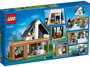 Конструктор LEGO Семейный дом и электромобиль 60398, деталей 462 шт купить,0