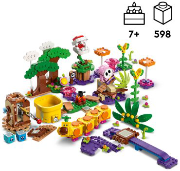 Конструктор LEGO Набор для приготовления газировки «Джунгли» Super Mario 71434, деталей 598 шт купить,NaN