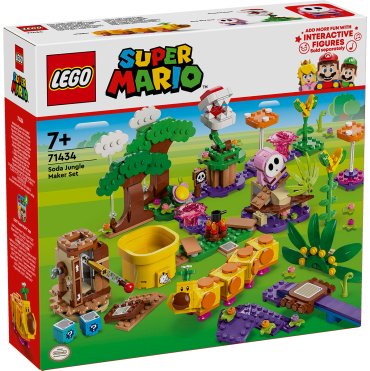 Конструктор LEGO Набор для приготовления газировки «Джунгли» Super Mario 71434, деталей 598 шт