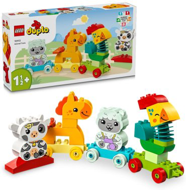 Конструктор LEGO Поезд с животными DUPLO 10412, деталей 19 шт купить,NaN
