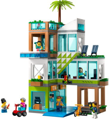 Конструктор LEGO Многоквартирный дом 60365, деталей 688 шт купить,57025