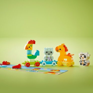 Конструктор LEGO Поезд с животными DUPLO 10412, деталей 19 шт