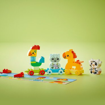 Конструктор LEGO Поезд с животными DUPLO 10412, деталей 19 шт купить,NaN