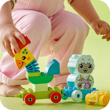 Конструктор LEGO Поезд с животными DUPLO 10412, деталей 19 шт купить,NaN