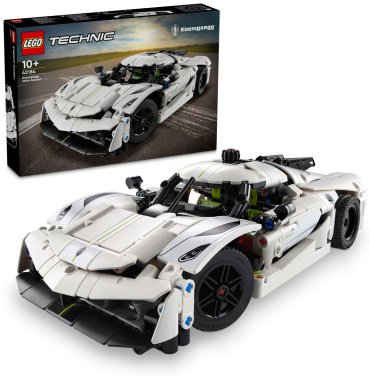 Конструктор LEGO Белый гиперкар Koenigsegg Jesko Absolut White Technic 42184, деталей 801 шт