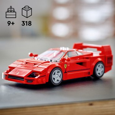Конструктор LEGO Суперкар Ferrari F40 Speed Champions 76934, деталей 318 шт купить,0