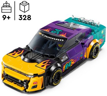 Конструктор LEGO NASCAR Next Gen Chevrolet Camaro Zl Speed Champions 76935, деталей 328 шт