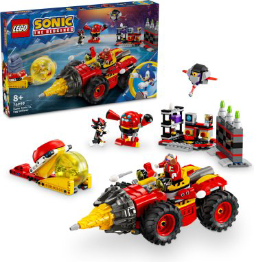 Конструктор LEGO Супер Соник против Эгг Дриллстера Sonic the Hedgehog 76999, деталей 590 шт
