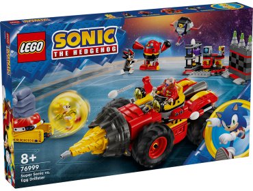 Конструктор LEGO Супер Соник против Эгг Дриллстера Sonic the Hedgehog 76999, деталей 590 шт