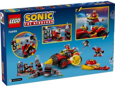 Конструктор LEGO Супер Соник против Эгг Дриллстера Sonic the Hedgehog 76999, деталей 590 шт