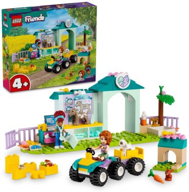Конструктор LEGO Ветеринарная клиника для сельскохозяйственных животных Friends 42632, деталей 161 шт