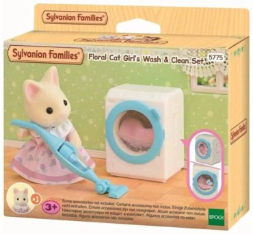 Набор Прачечная и Цветочная кошечка Sylvanian Families 5775 - ForteMarket Набор Прачечная и Цветочная кошечка Sylvanian Families 5775 купить,0