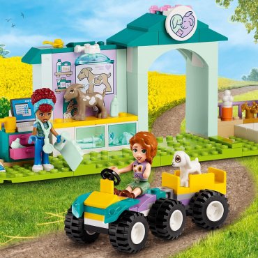 Конструктор LEGO Ветеринарная клиника для сельскохозяйственных животных Friends 42632, деталей 161 шт купить,NaN