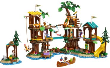 Конструктор LEGO Приключенческий лагерь "Домик на дереве" Friends 42631, деталей 1128 шт