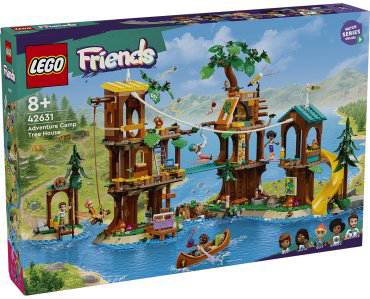 Конструктор LEGO Приключенческий лагерь "Домик на дереве" Friends 42631, деталей 1128 шт купить,NaN