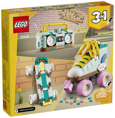 Конструктор LEGO Ретро роликовые коньки Creator 31148, деталей 342 шт - ForteMarket Конструктор LEGO Ретро роликовые коньки Creator 31148, деталей 342 шт купить,0