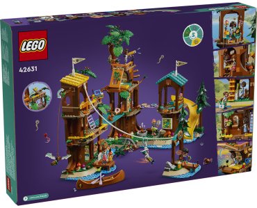 Конструктор LEGO Приключенческий лагерь "Домик на дереве" Friends 42631, деталей 1128 шт