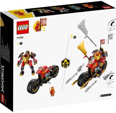 Конструктор LEGO Механический Райдер Кая 71783, деталей 312 шт