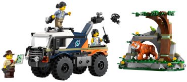 Конструктор LEGO Внедорожный грузовик исследователь джунглей City 60426, деталей 314 шт купить,0