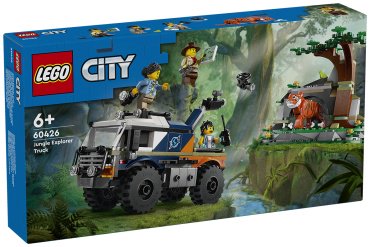 Конструктор LEGO Внедорожный грузовик исследователь джунглей City 60426, деталей 314 шт купить,0