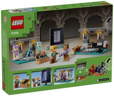 Конструктор LEGO Оружейная палата Minecraft 21252, деталей 203 шт купить,0
